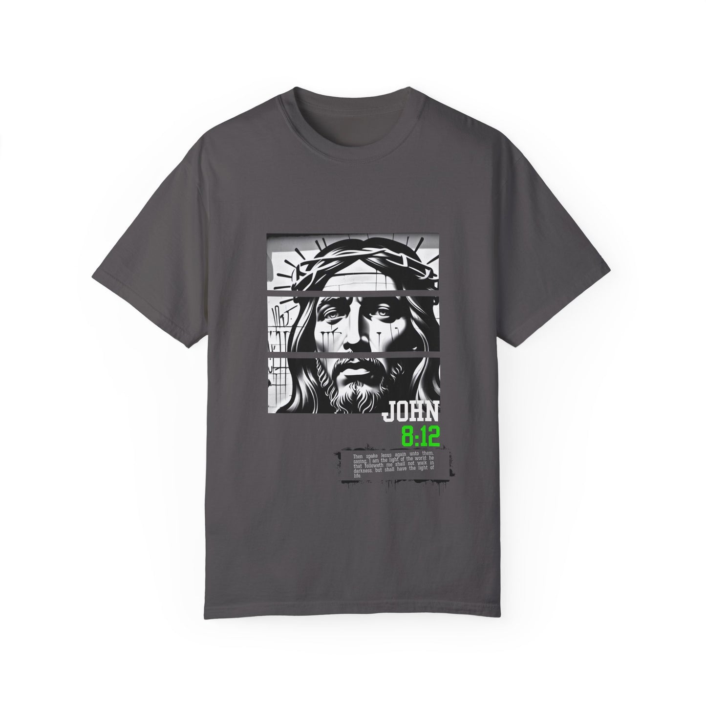 John 8:12 Graffiti Graphic Tee