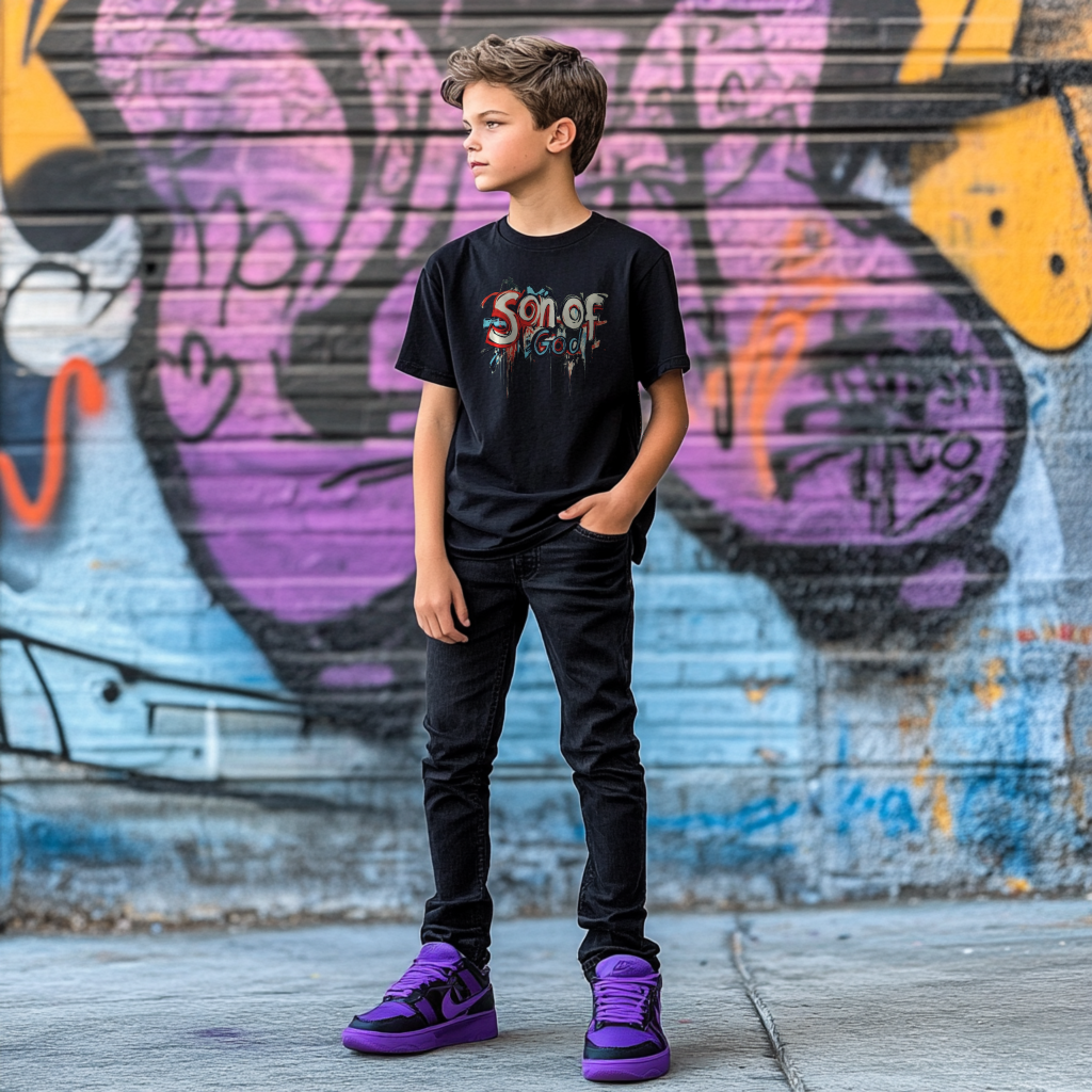 'Son of God' in Red White & Blue - Youth's Graphic Tee