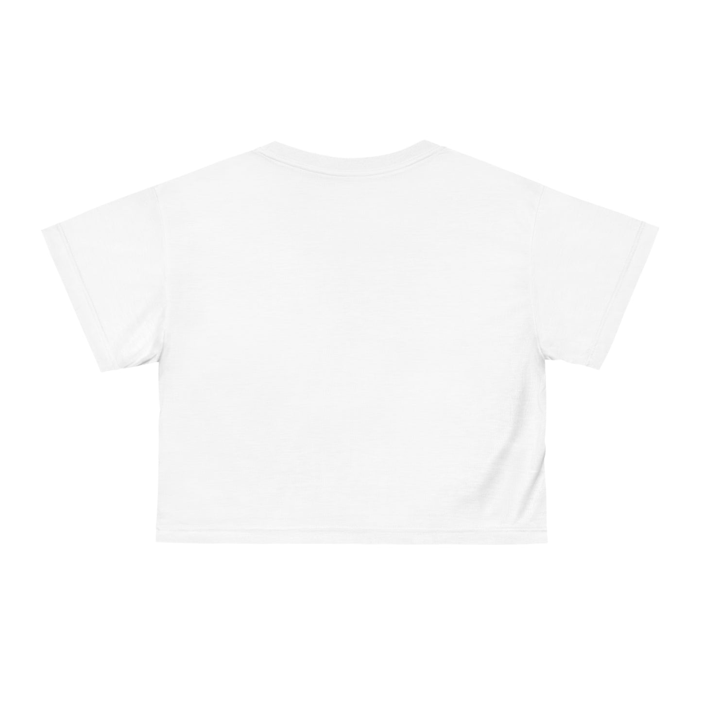 Bold & Blessed Crop Tee (White)